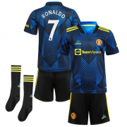 Kid  Manchester United Third Suit 21/22 #7 Ronaldo