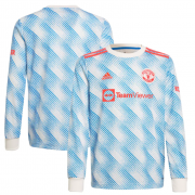 Manchester United Away Long sleeve Jersey 21/22 (Customizable)