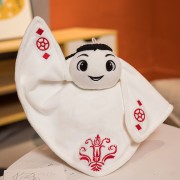2022 Qatar World Cup Mascot La'eeb Cape Cloak Doll Plush Toy