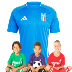 Kid's 2024 Europe Cup Italy Home Suit(Customizable)